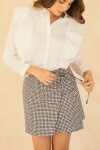 FALDA LAIA BRUSHED CLASSIC HOUNDSTOOTH FALDA LAIA BRUSHED CLASSIC HOUNDSTOOTH