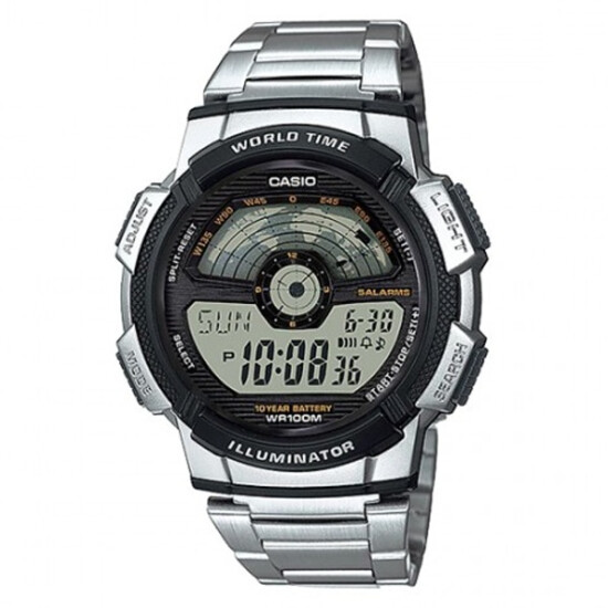 Reloj CASIO AE1100WD-1AVDF en Acero Plata Esfera 44mm 0