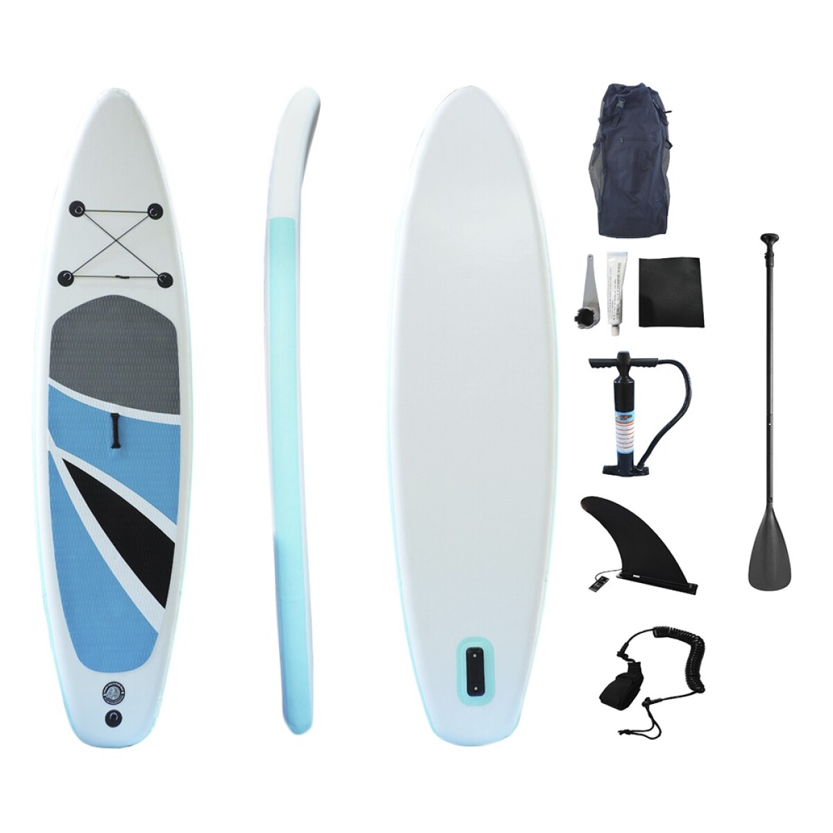 Tabla Stand Up Paddle Sup 320 + Remo + Inflador + Bolso - Blanco 
