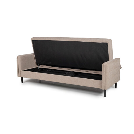 Sofá Cama Calma - Tela Microfibra 130 (Beige)