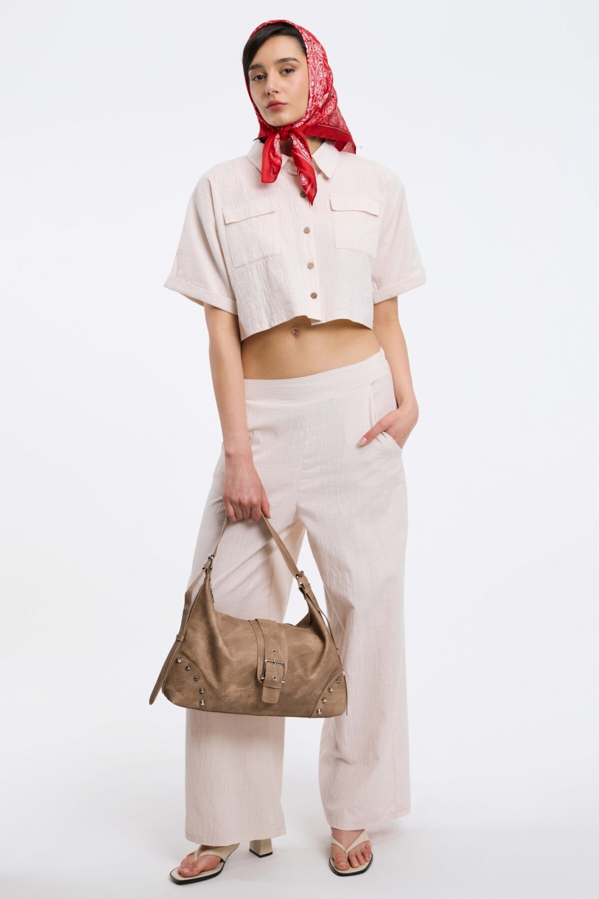 Cartera Hobo Munich Tostado