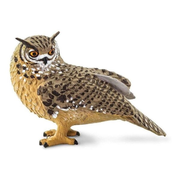 Búho Real Ave Safari Figura Colección Animal Realista Búho Real Ave Safari Figura Colección Animal Realista