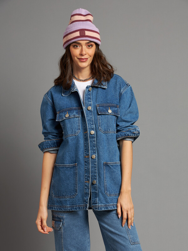 CAMPERA NAMUS RUSTY Azul