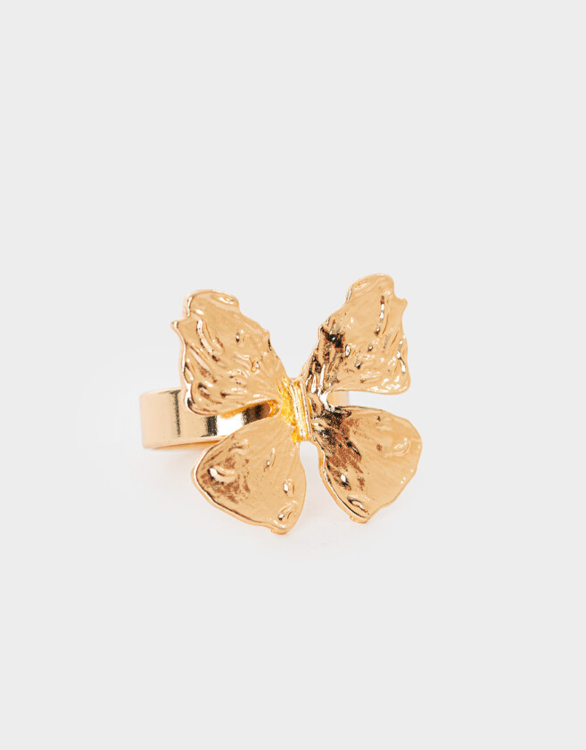 Anillos Medianos y Grandes Mariposas Anillos - Dorado