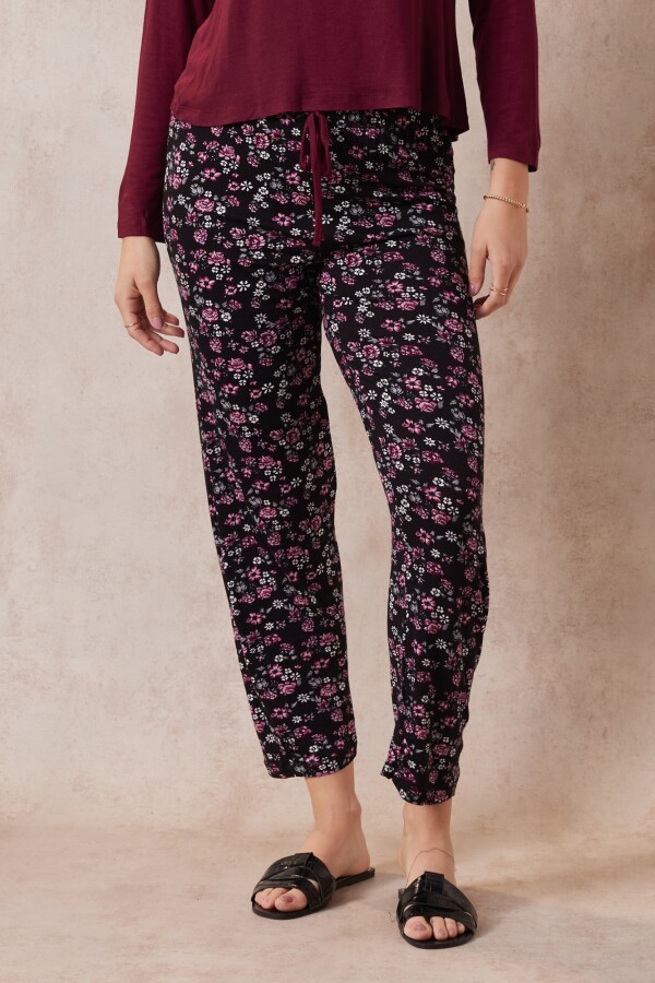 Pijama Con Pantalón BORDEAUX/MULTI
