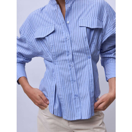 Camisa Gal Light Blue