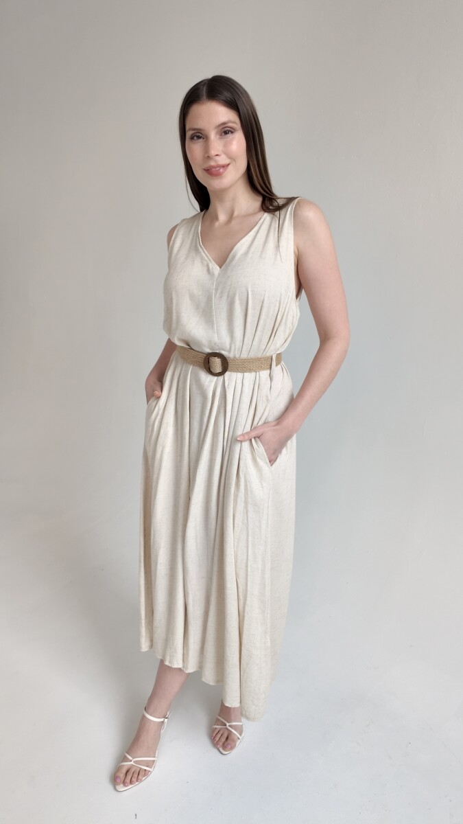 Vestido Sevilla - Beige 
