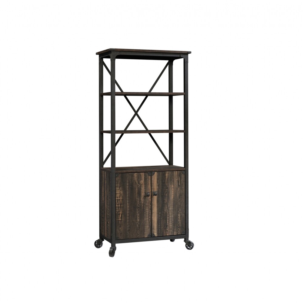Biblioteca con Puertas - Sauder - Linea Steel River Biblioteca con Puertas - Sauder - Linea Steel River