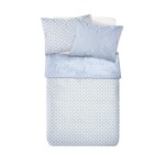 JUEGO DE SABANAS ALGODON 144H QUEEN 160x200+35CM ENTRAMADO CELESTE CANNON JUEGO DE SABANAS ALGODON 144H QUEEN 160x200+35CM ENTRAMADO CELESTE CANNON
