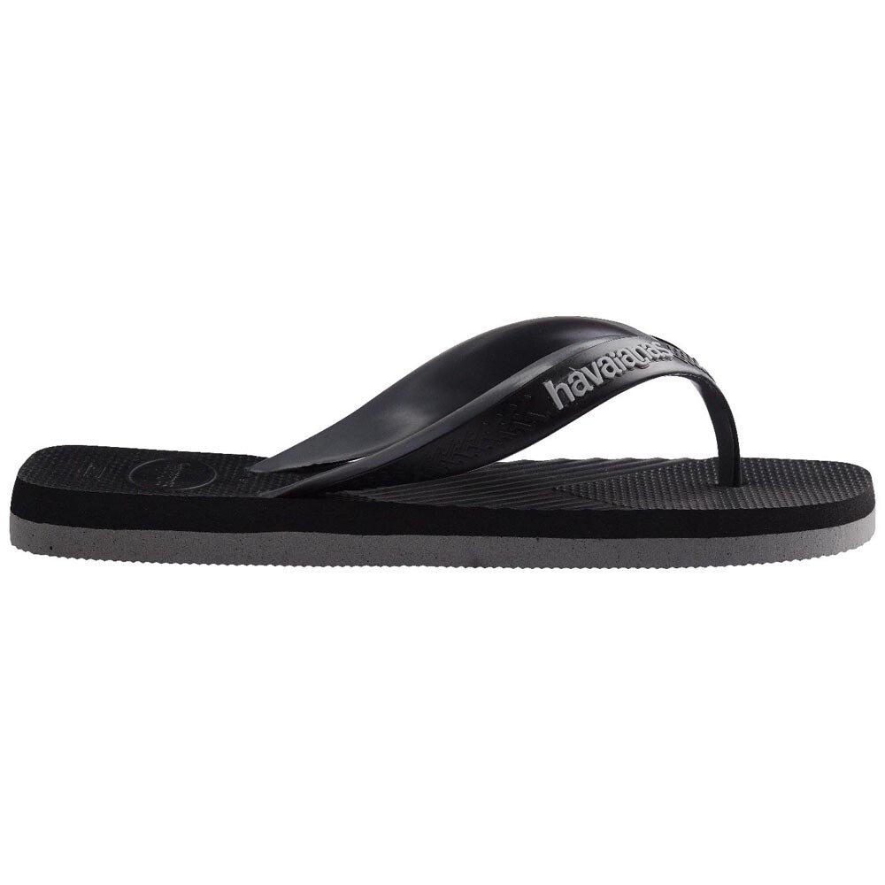Sandalias Havaianas Dual Hombre Gris Acero Negro