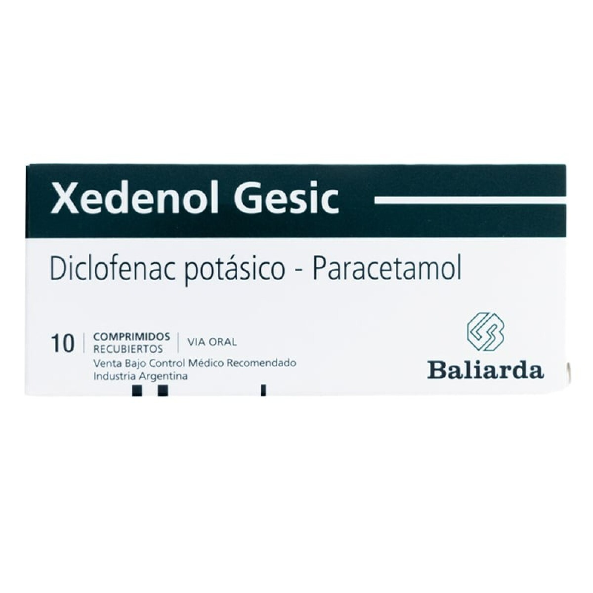Xedenol Gesic 10 Comprimidos ¿ Suplemento Analgésico 