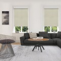Cortina Blackout Texturada 100% opaca roller 1.00x2.00m Beige