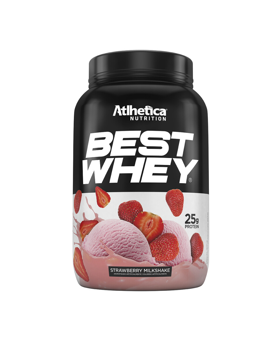 Suplemento Atlhetica Nutrition Best Whey 900g - Frutilla 