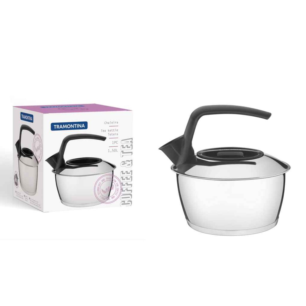 Caldera Tramontina 61485/160 1.5L Acero Inoxidable 