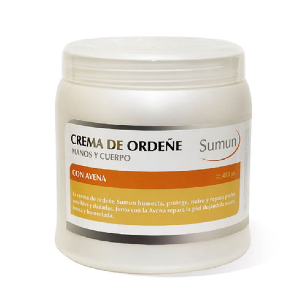 Crema Sumun de Ordeñe Avena 450g | Hidratación Suave y Natural 