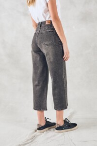 Jean Wide Denim Gris