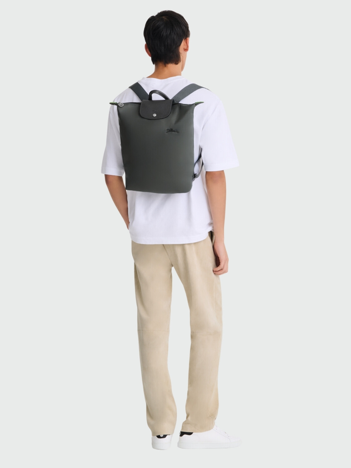 Mochila Le Pliage Green M Gris