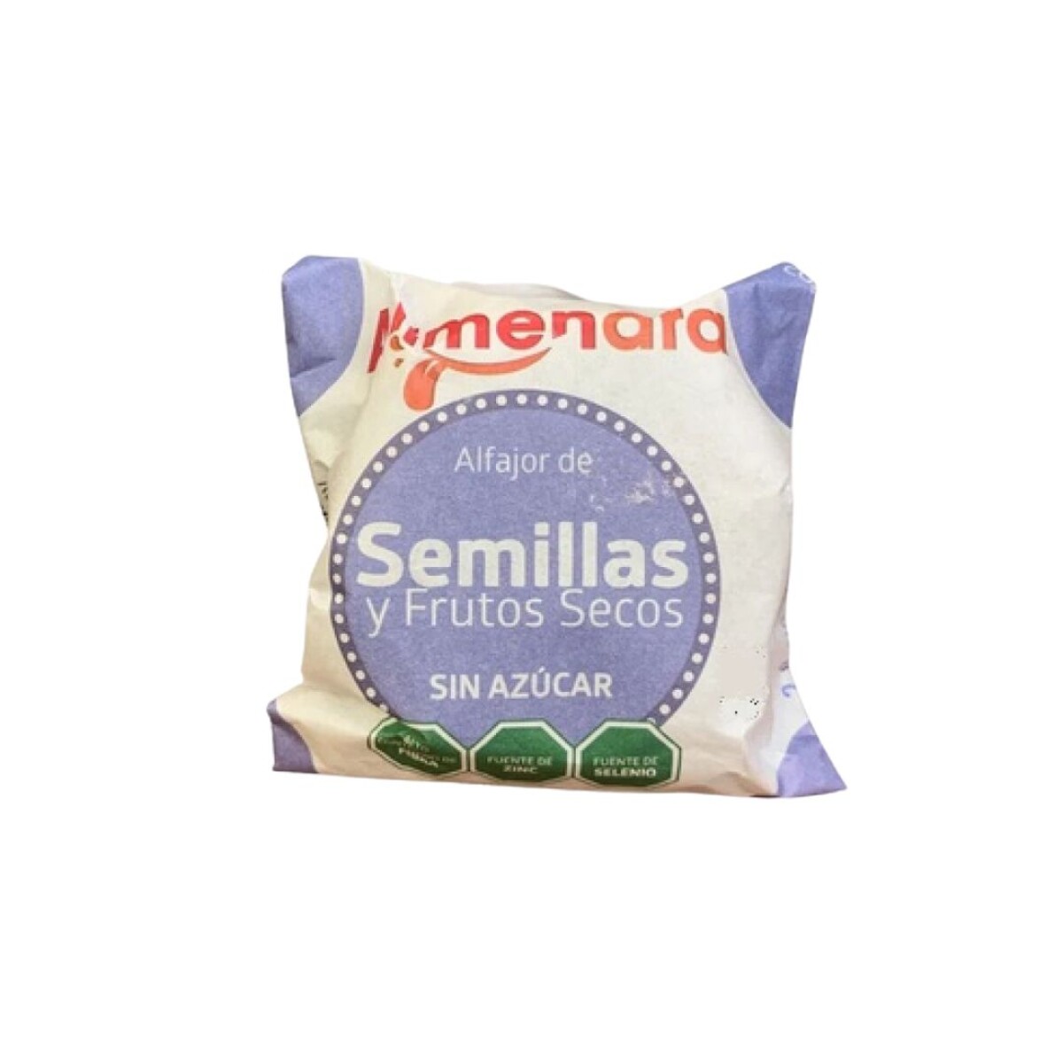 Alfajor de semillas y frutos secos s/azúcar Alimendra 