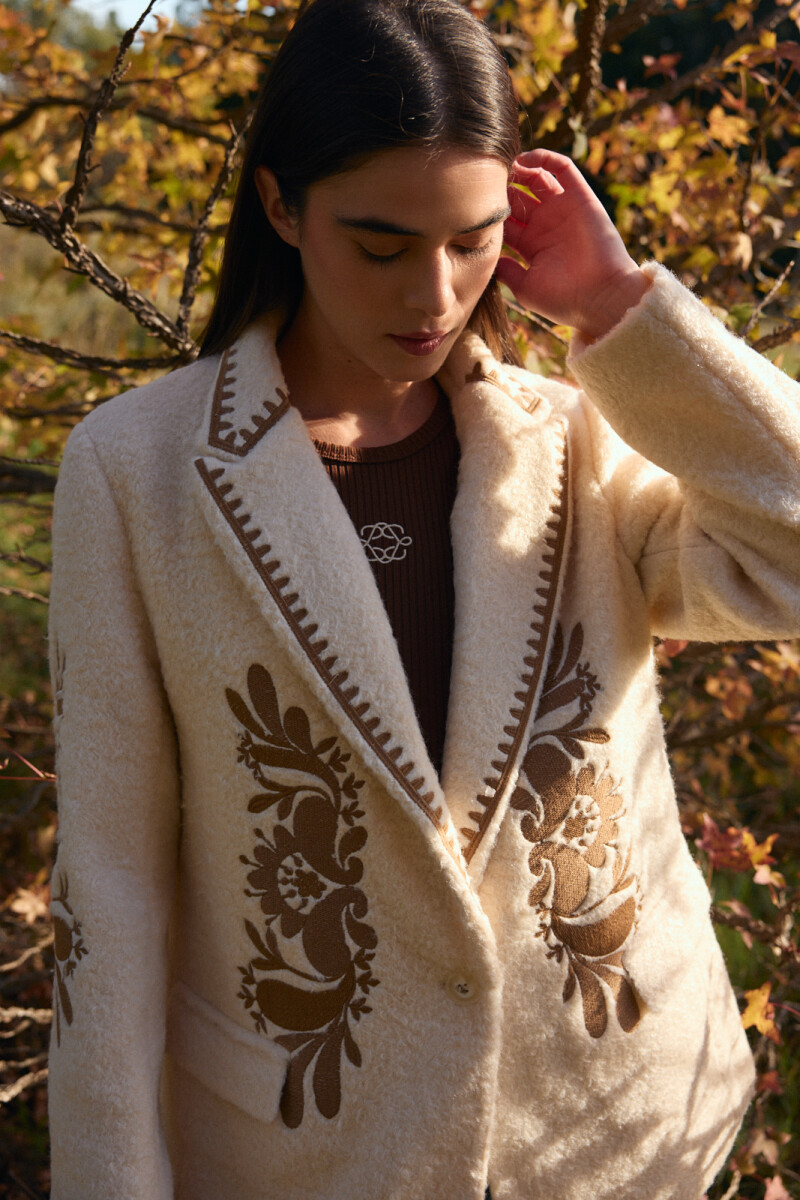 Blazer Fiori Crudo