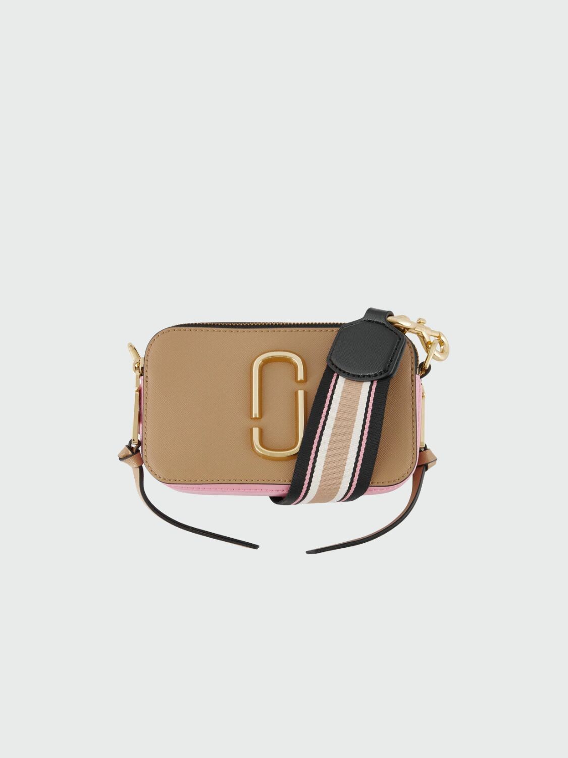 Marc Jacobs - Bolso Snapshot cruzado de cuero Beige