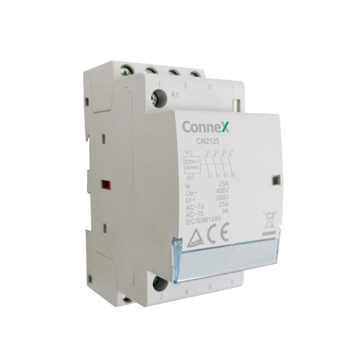 Contactor modular p/riel DIN 4P 4NA 25A 220Vac - CN2125 