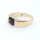 Anillo en oro 18k y zafiro Anillo en oro 18k y zafiro