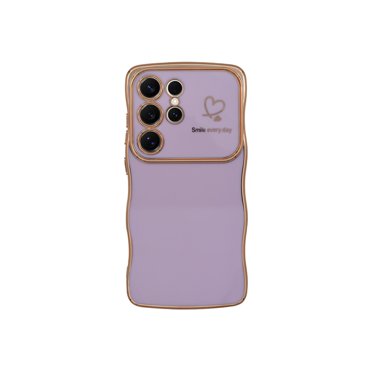 Protector para Samsung Galaxy S25 Ultra corazón púrpura 