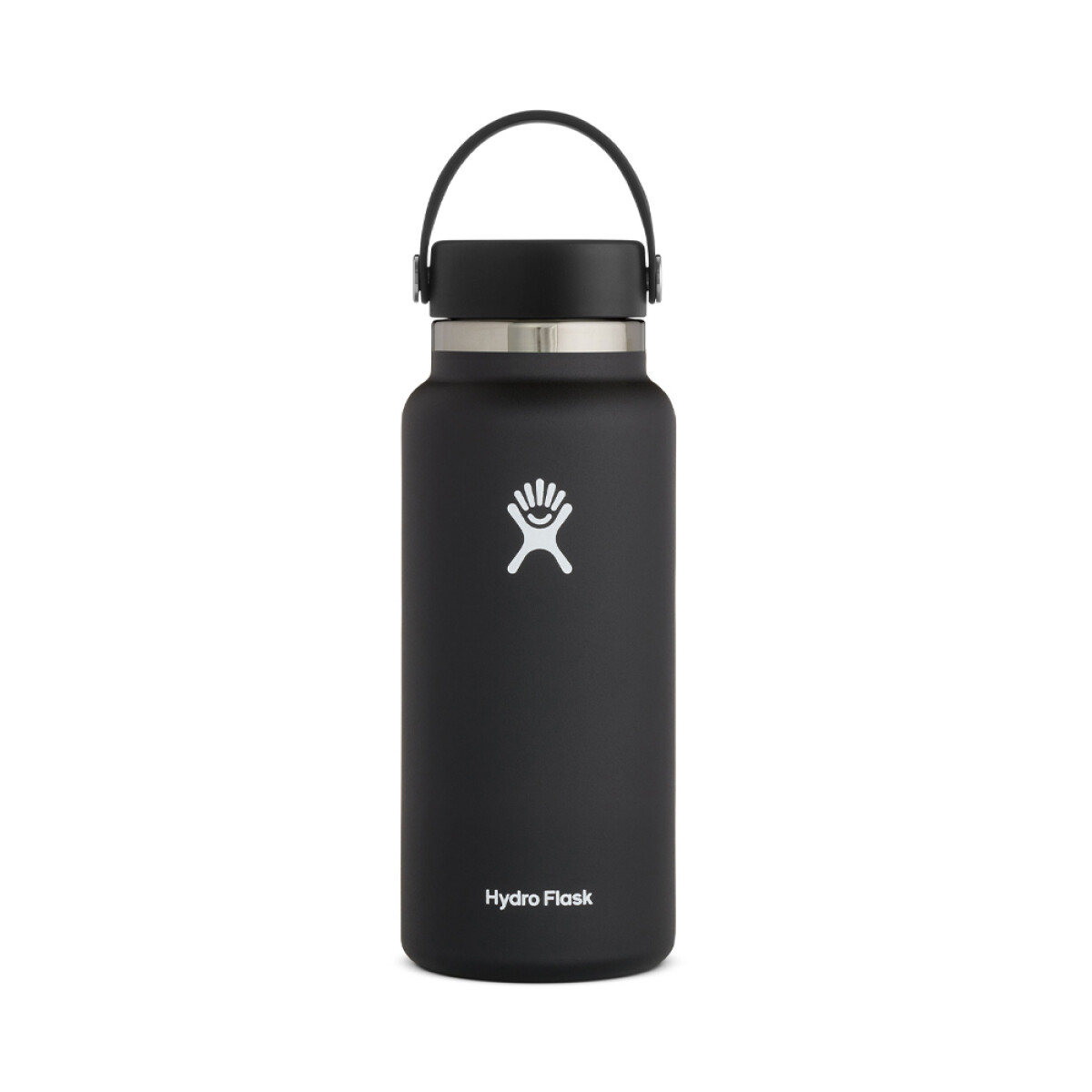 Botella Hydro Flask 32 Oz (0.94 L) Wide Mouth With Flex Cap Negro 