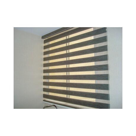 Cortina Roller Zebra Simple Lumax 1.4x1.6mts Beige