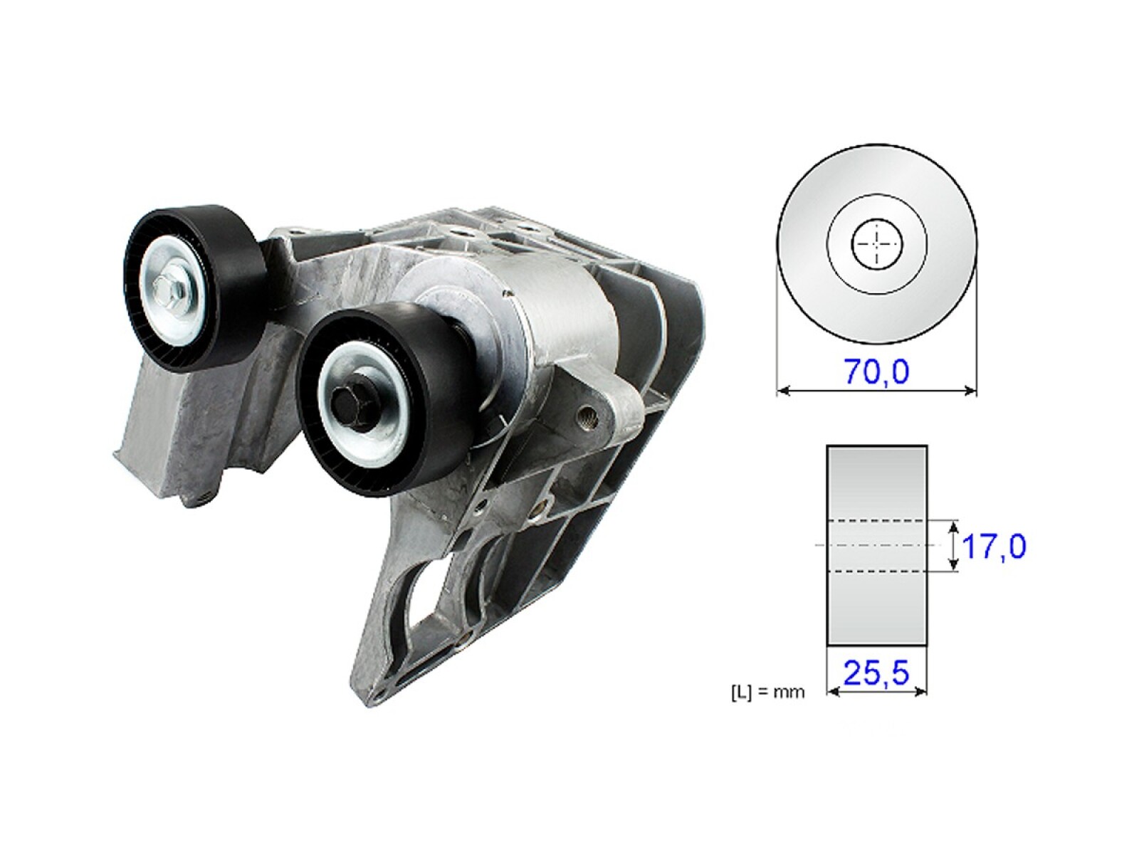 Tensor De La Correa Ford Focus/Fiesta/Ka/Ecosport 96-14 