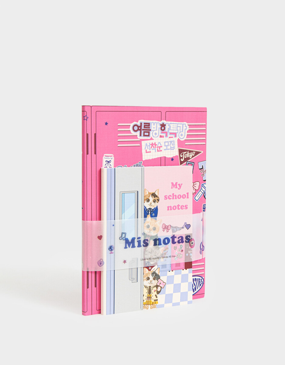 Set De Libreta A5 Y Libreta A6 