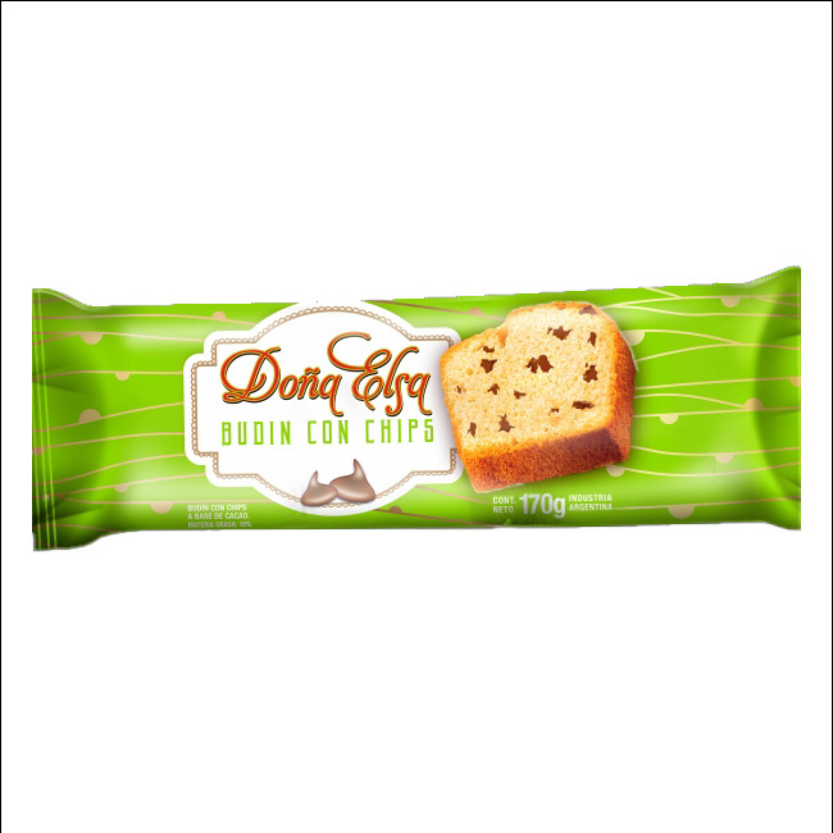 Budin Doña Elsa 170grs - con Chips 