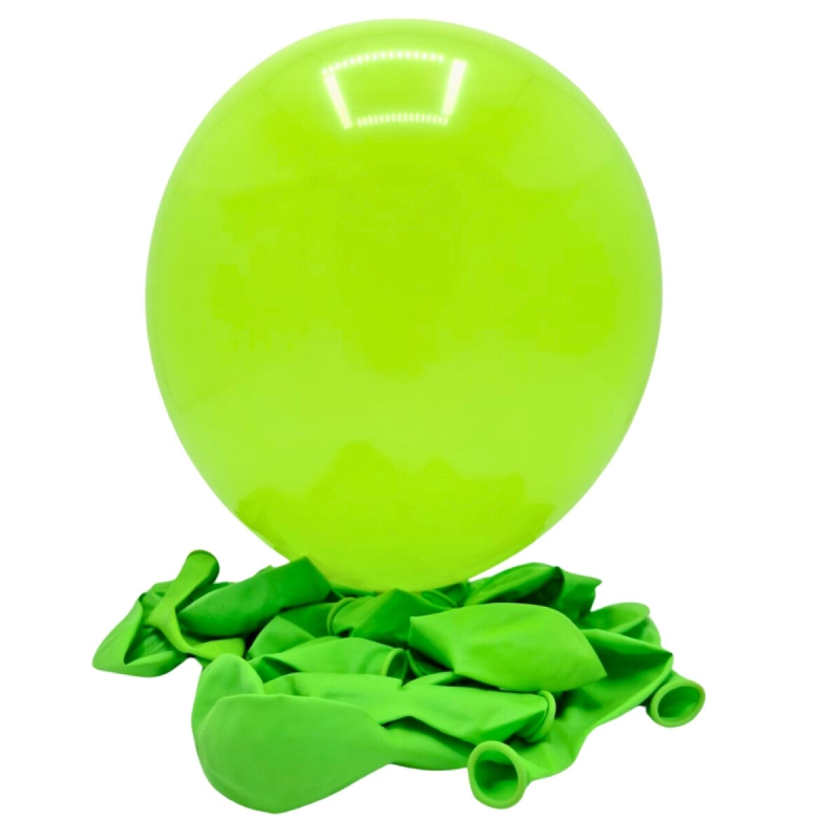 Globos R12 X25 - Verde Limón Liso 