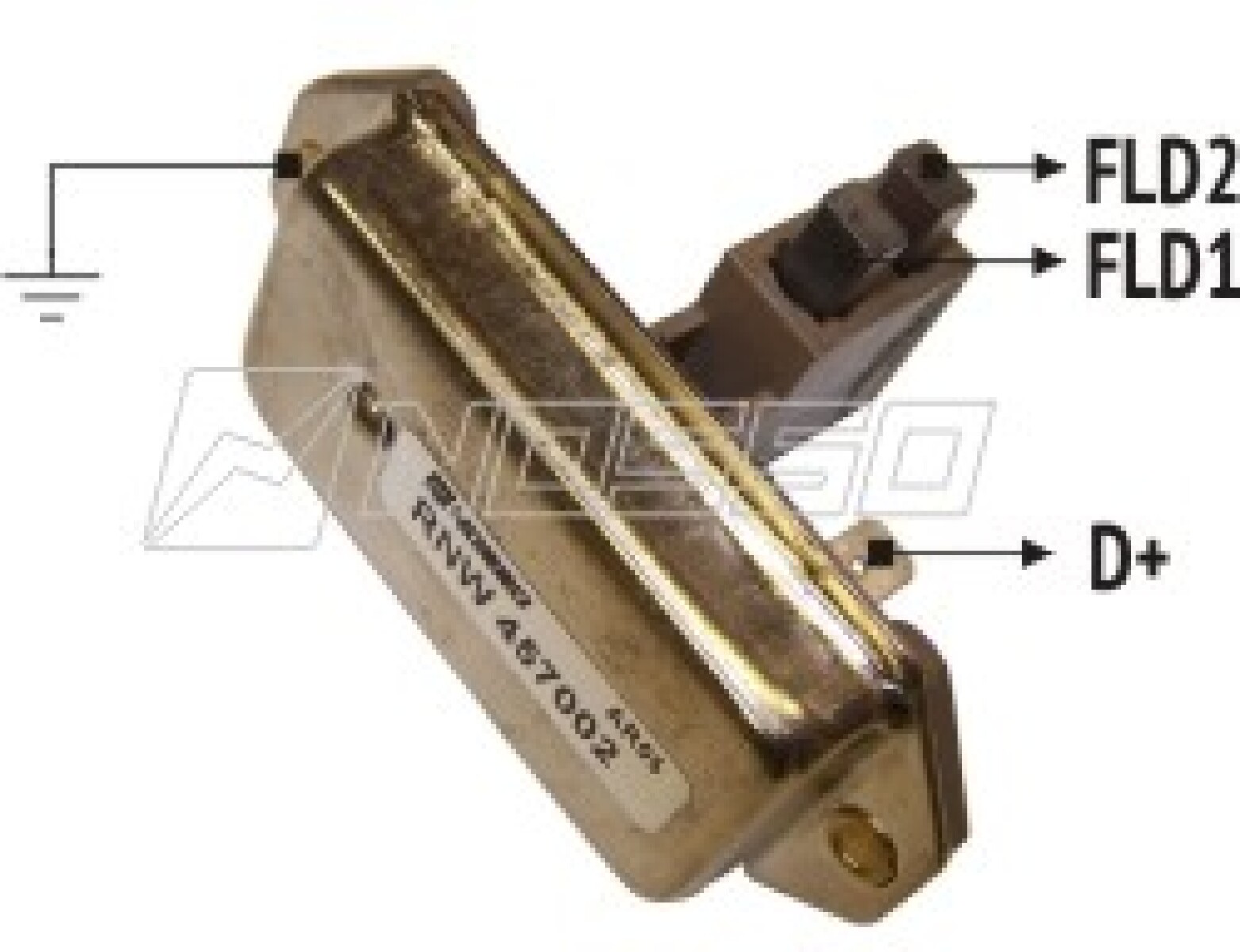 REGULADOR VOLTAJE - WAPSA VW FORD ESCORT=RGIK.586=F.8546 NOSSO 