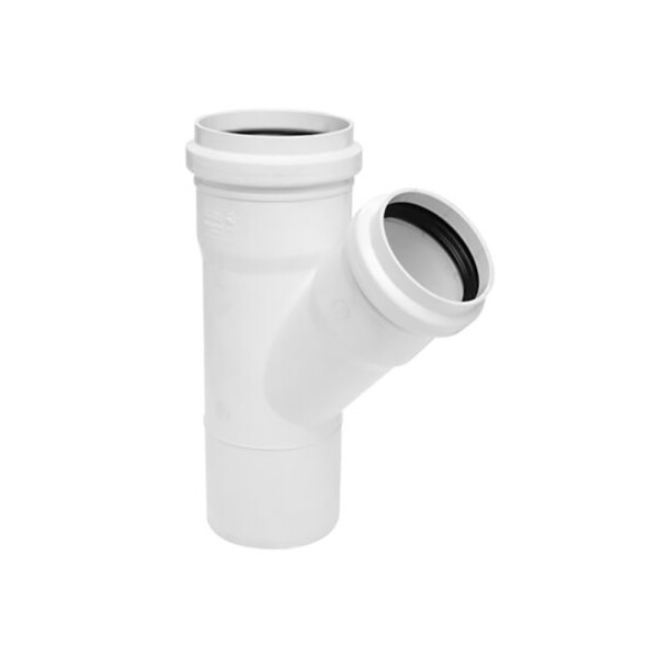 PVC RAMAL 45º MH 50X50 mm Pvc Ramal 45º Mh 50x50 Mm
