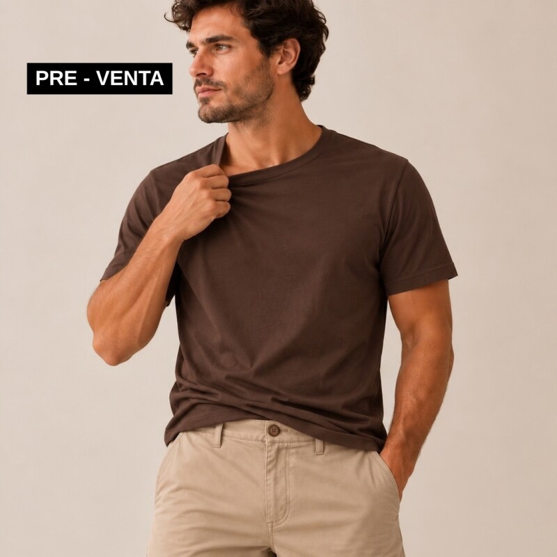Remera técnica Chocolate