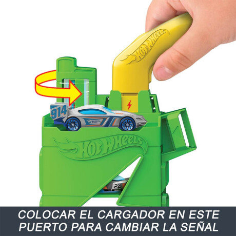 Pista Hot Wheels City Estación De Carga Eléctrica Pista Hot Wheels City Estación De Carga Eléctrica
