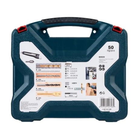 Set Puntas y Brocas en Titanio Bosch X-Line 50 unidades Set Puntas y Brocas en Titanio Bosch X-Line 50 unidades