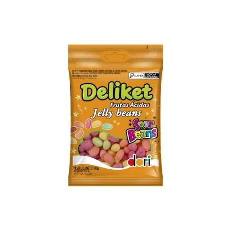 CONFITES DORI DELIKET 100GRS SOUR BEANS ACIDOS CONFITES DORI DELIKET 100GRS SOUR BEANS ACIDOS
