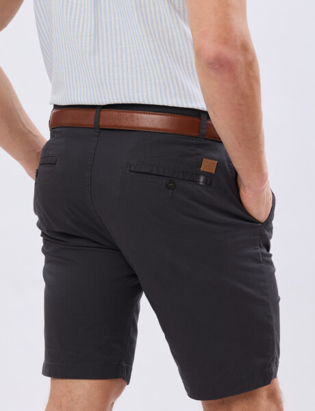 BERMUDA CLASICA CON ELASTANO Gris