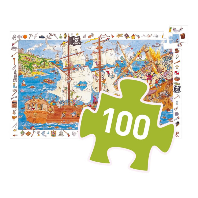 Puzzle Piratas 100P Observación Puzzle Piratas 100P Observación