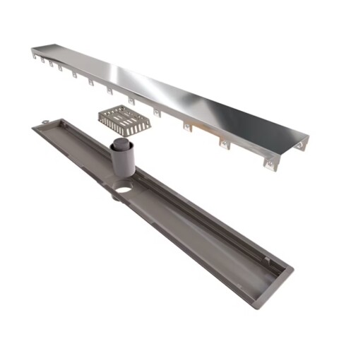 ELLEVE Receptaculo tapa inox pulido 75cm salida central Versatile Elleve Receptaculo Tapa Inox Pulido 75cm Salida Central Versatile