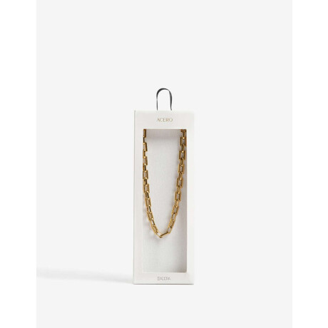 Collares Cortos Metal Dorado