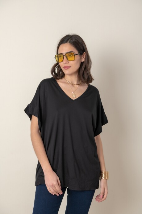 REMERA BIANCA Negro