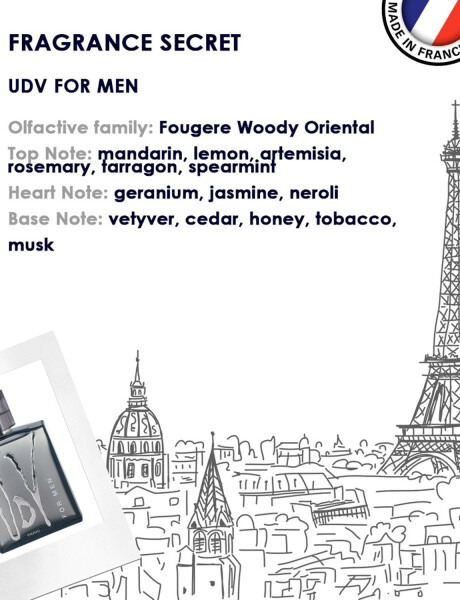 Perfume Ulric de Varens UDV For Men EDT 60ml Original Perfume Ulric de Varens UDV For Men EDT 60ml Original