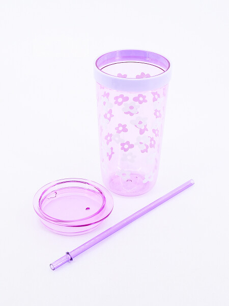 VASO FLOWER LILA VIOLETA