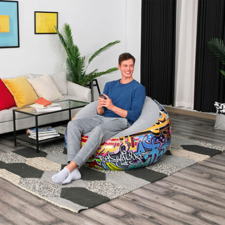 Sillón Puff Bestway Inflable P/ Piscina Jardín Living Sillón Puff Bestway Inflable P/ Piscina Jardín Living