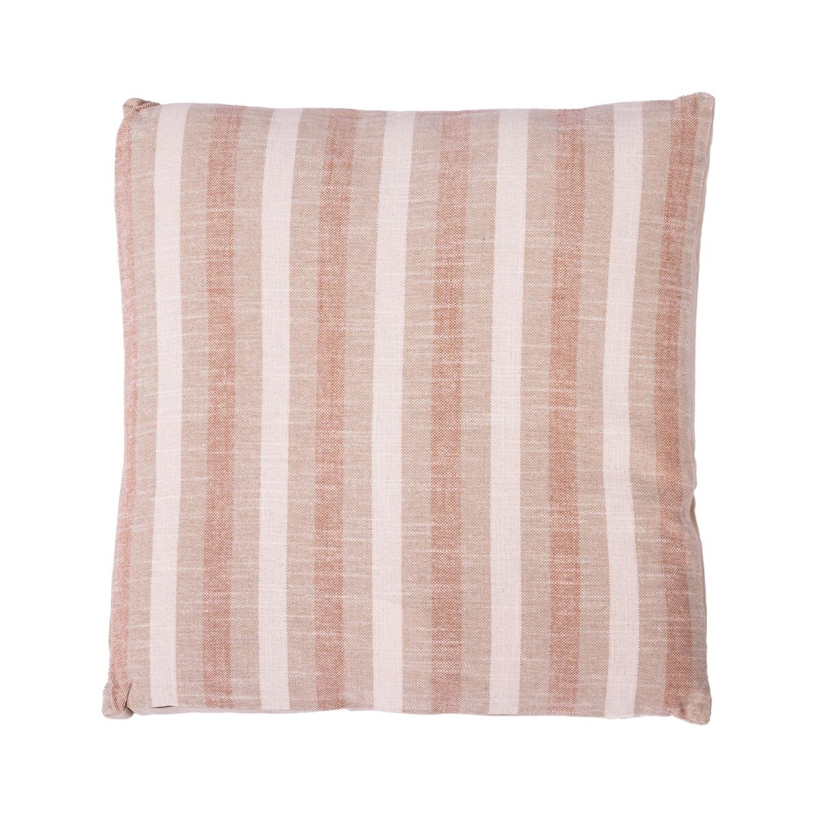 ALMOHADON - ALGODON NATURAL-BEIGE TRES RAYAS BEIGE 