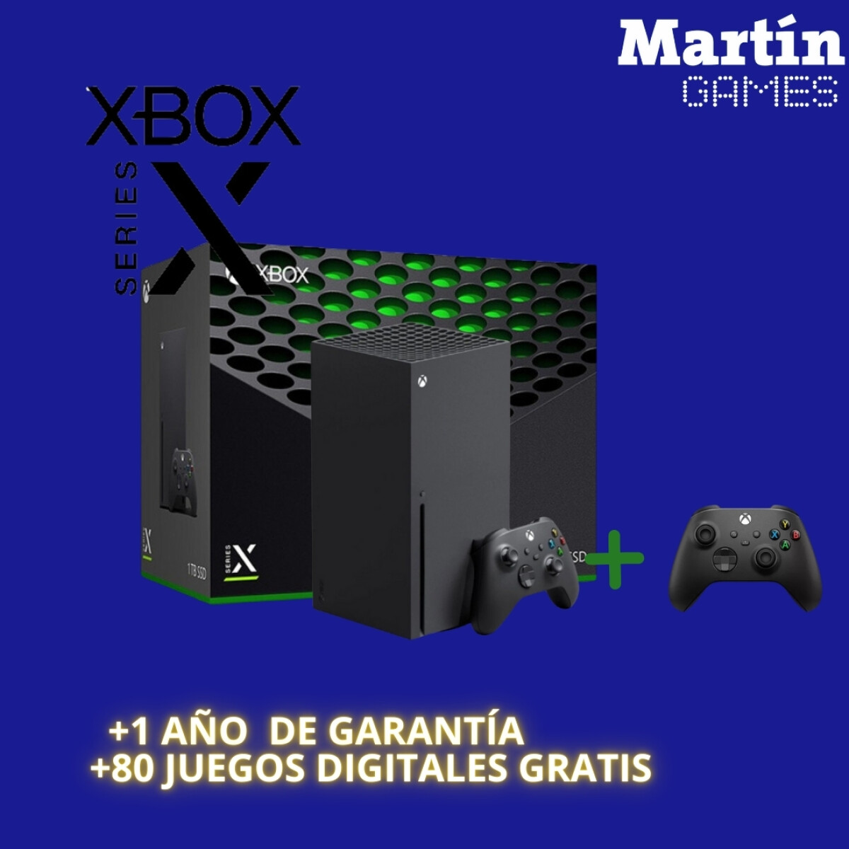 XBOX SERIES X + JOYSTICK ORIGINAL EXTRA 