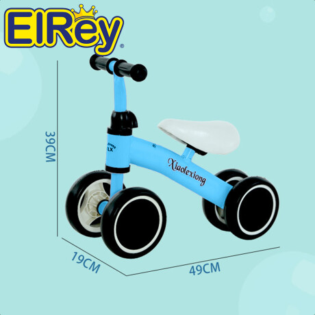 Bicicleta De Equilibrio Buggy Niños S/Pedal Triciclo Azul